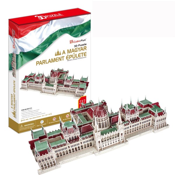 Puzzle 3D 237 pièces : Parlement Hongrois, Hongrie - Cubic-77772