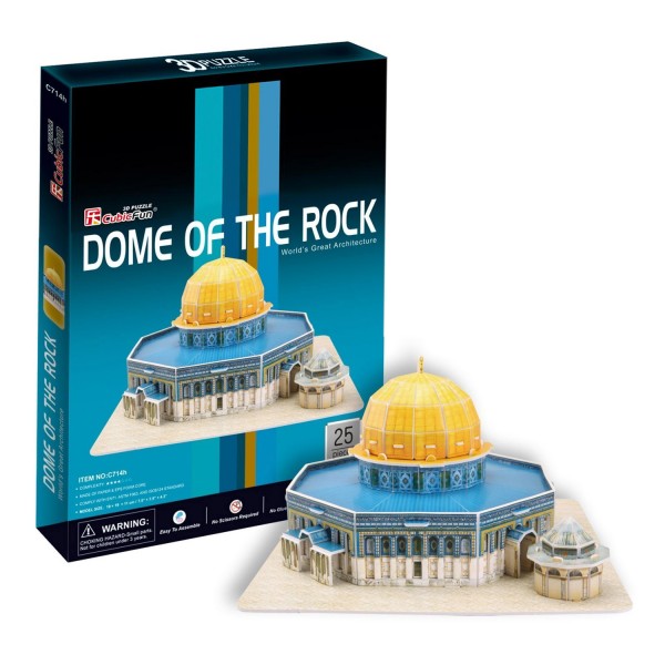 Puzzle 3D 25 pièces : Dome du Rocher, Jerusalem - Cubic-77724