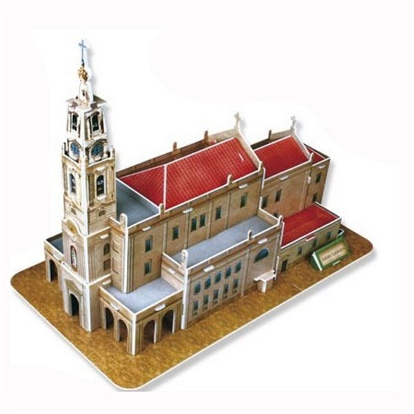 Puzzle 3D 47 pièces : Cathédrale Notre Dame de Fatima, Portugal - Cubic-77734