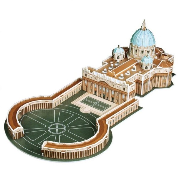 Puzzle 3D 56 pièces : Basilique St Pierre, Vatican - Cubic-77727