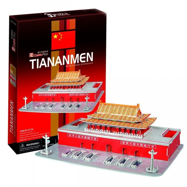 Puzzle 3D 61 pièces : Tiananmen, Chine - Cubic-77723