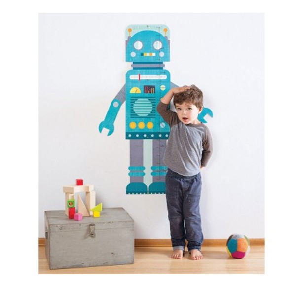 Toise de croissance : Petit Collage : Robot - Dam-5074740