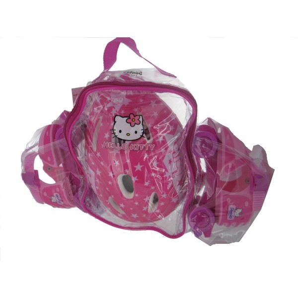 Sac cristal avec patins + casque + 2 protections Pointure 22/28 : Hello Kitty - Darpeje-OHKY02