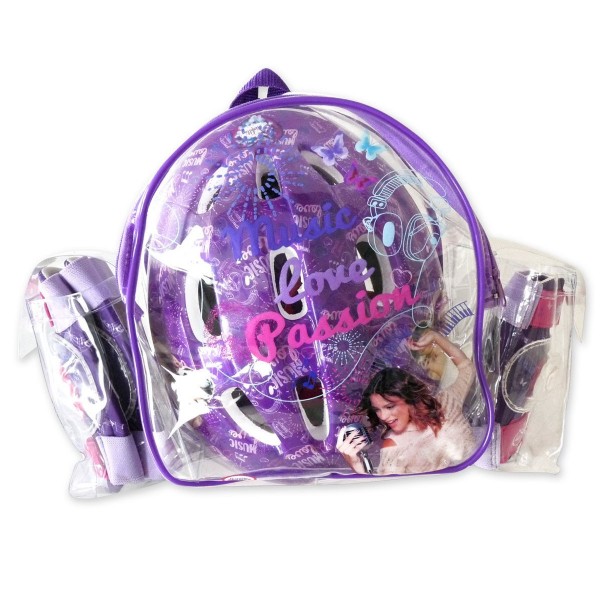 Set de protections Violetta : Casque + Coudières + Genouillères - Darpeje-OVLT004