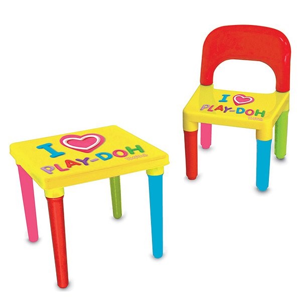 Table d'activités Play-Doh avec chaise et set créatif - Playdoh-CPDO016