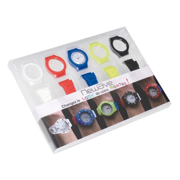 Montres et bracelets : Pochette montre et 5 bracelets - Delta-NWH226
