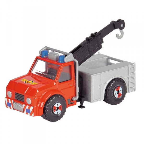 Véhicule de secours Sam le Pompier : Camion avec treuil Phoenix - Dickie-203091000002-Phoenix