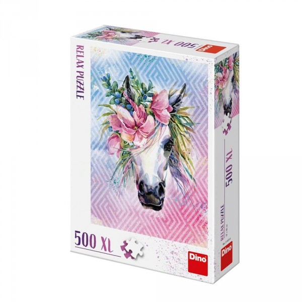 500 Teile Puzzle XL: Einhorn - Dino-514034