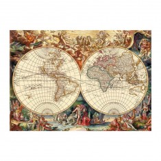1000 Teile Puzzle: Historische Karte