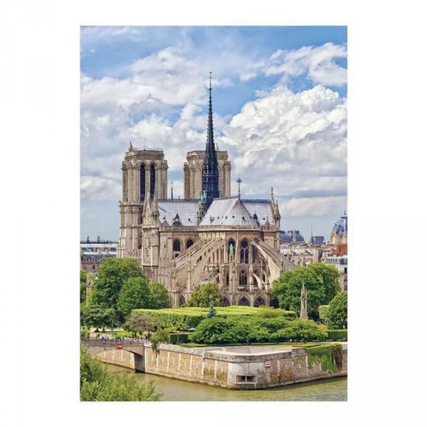 Puzzle 1000 pièces : Cathédrale Notre-Dame de Paris - Dino-532748