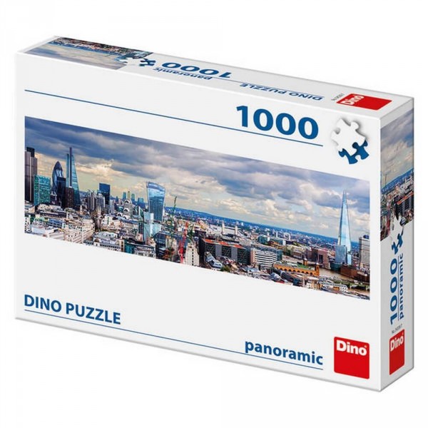 1000 pieces panoramic puzzle: View of London - Dino-545397