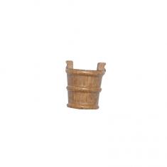 Accessories for wooden ship model: Wooden buckets ø 12 mm x2