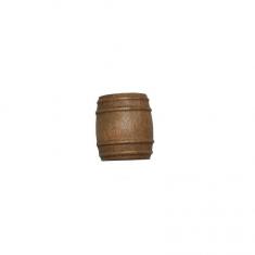 Accessories for wooden ship model: Walnut barrels ø 12 mm x2