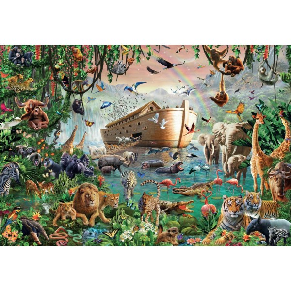 Puzzle 3000 pièces : L'arche de Noé - Diset-18326