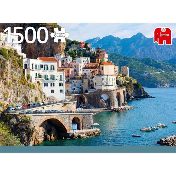 Puzzle 1500 pièces : Côte d'Amalfi : Italy - Diset-18828