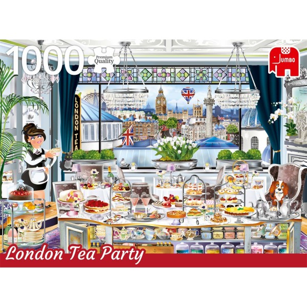 Puzzle 1000 pièces : Tea Party : Londres - Diset-18808
