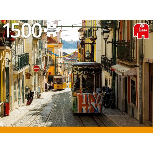 Puzzle 1500 pièces : Lisbonne : Portugal - Diset-18829
