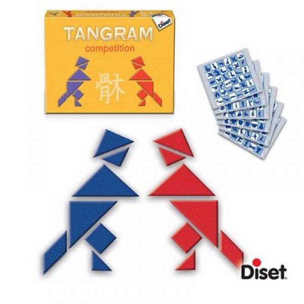 Casse-tête et figures Tangram Compétition - Diset-76504