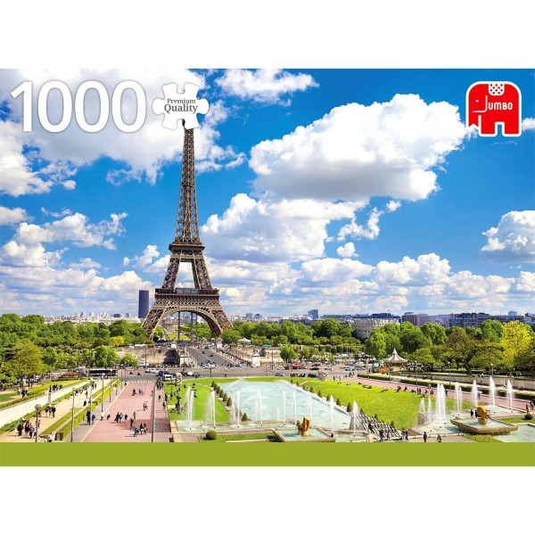 Puzzle 1000 pièces : Tour Eiffel : Paris - Diset-18847