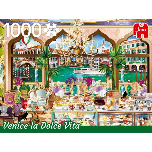 Puzzle 1000 pièces : La Dolce Vita : Venise - Diset-18809