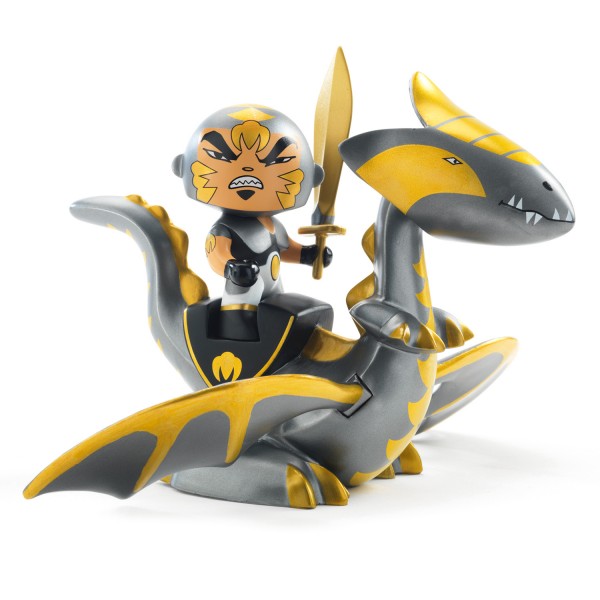 Figurine Arty Toys : Les chevaliers : Chrome & Inferno - Djeco-DJ06725