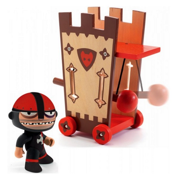 Figurine Arty Toys : Les chevaliers : Darius et Ze attack Tower - Djeco-DJ06736