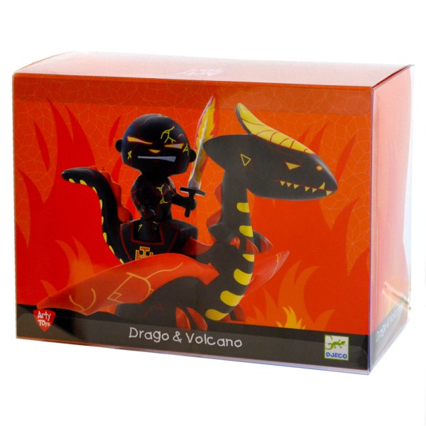 Figurine Arty Toys : Les chevaliers : Drago & Volcano - Djeco-DJ06724