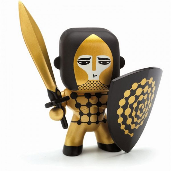 Figurine Arty Toys : Les chevaliers : Golden knight - Djeco-DJ06701