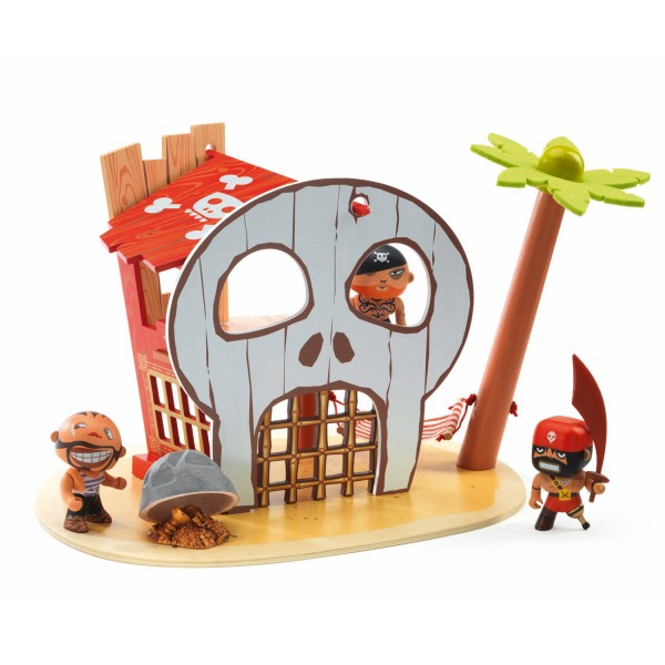 Figurine Arty Toys : Les pirates : Ze Pirate Island - Djeco-DJ06829