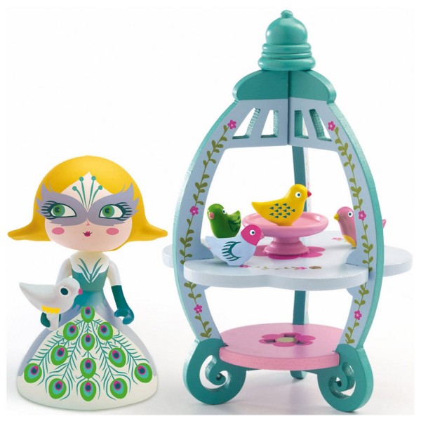 Figurine Arty Toys : Les princesses : Colomba et Ze Birdhouse - Djeco-DJ06763