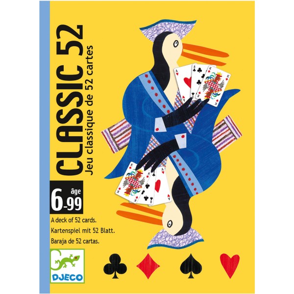 Jeu de cartes : Classic 52 - Djeco-DJ05100