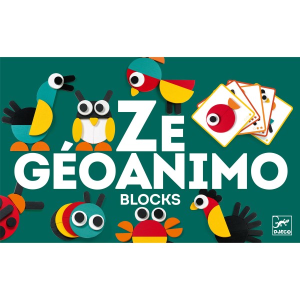 Jeu de construction : Ze Géoanimo - Djeco-DJ06432