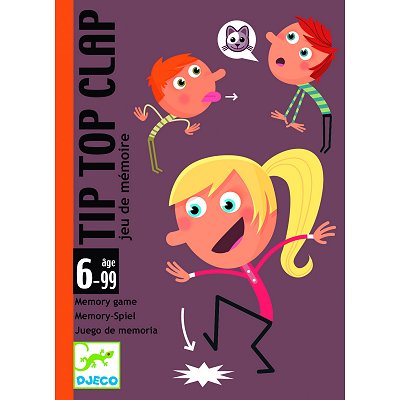 Jeu de mémoire : Tip Top Clap - Djeco-DJ05120