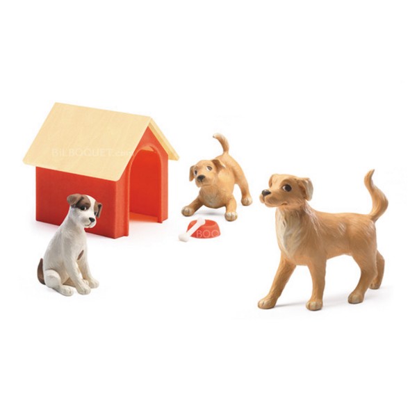 Maison de poupées : Les chiens - Djeco-DJ07818