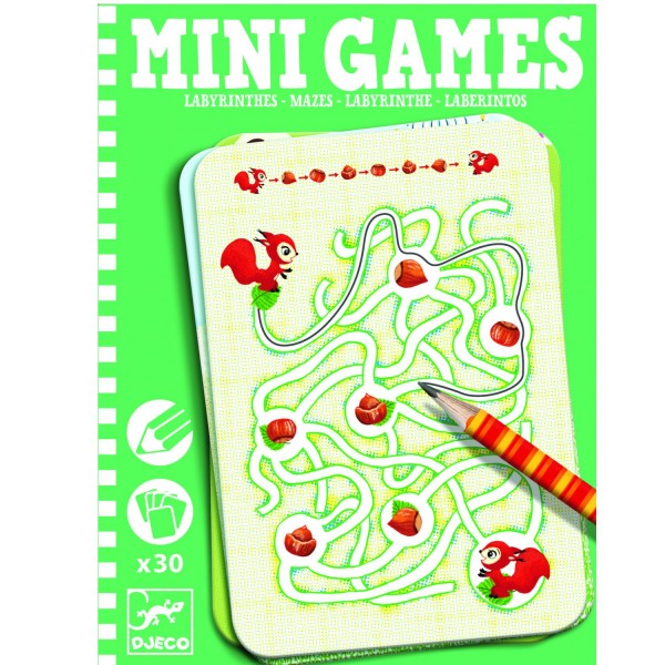 Mini games : Les labyrinthes d'Ariane - Djeco-DJ05324
