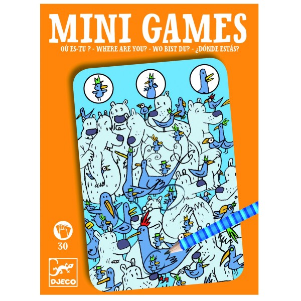 Mini games : Où est Piou Piou ? - Djeco-05331