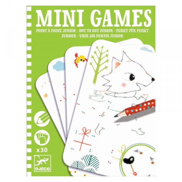 Mini Games Djeco : Point à Point, Junior - Djeco-05338