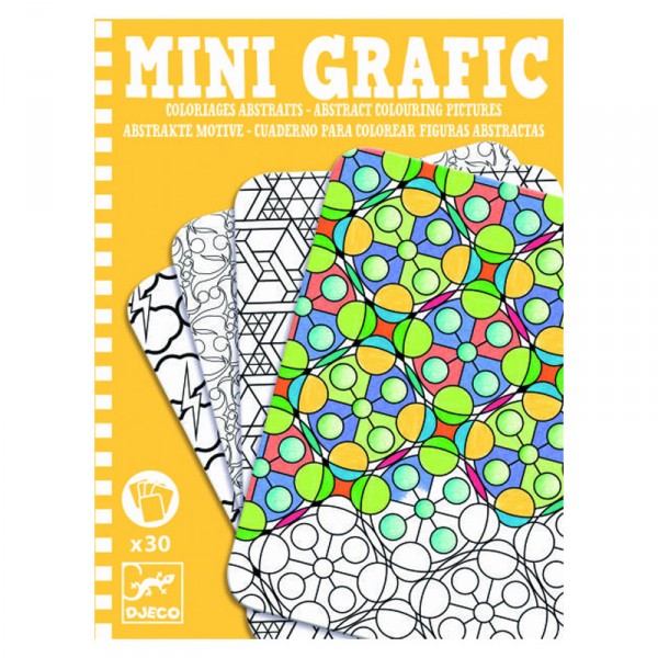 Mini Grafic : Coloriages abstraits - Djeco-05381