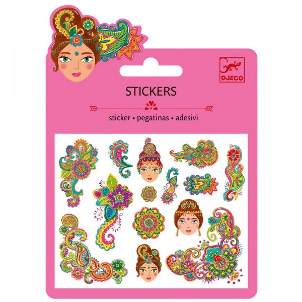 Mini stickers : Motifs indiens - Djeco-DJ09761
