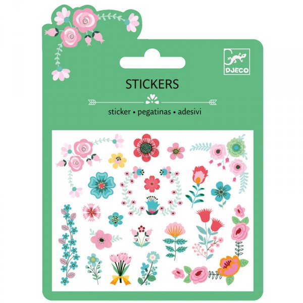 Mini stickers : Petites fleurs - Djeco-DJ09763