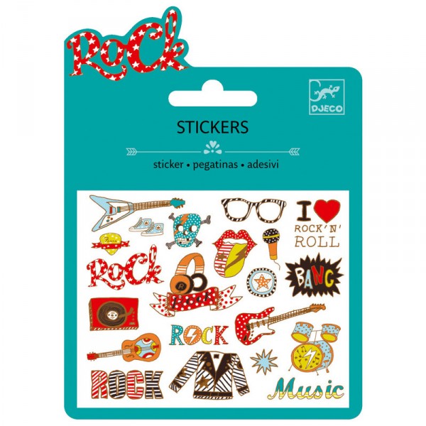 Mini stickers : Pop et rock - Djeco-DJ09767