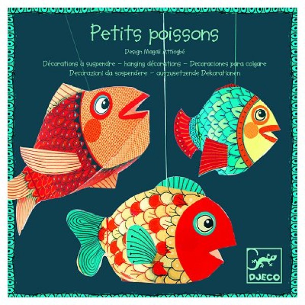 Mobile en papier : Petits poissons - Djeco-DD04953