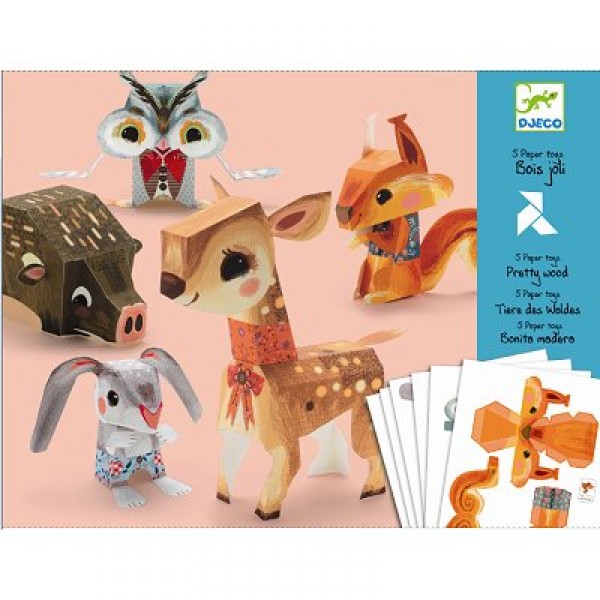 Paper toys : Bois joli - Djeco-DJ09674