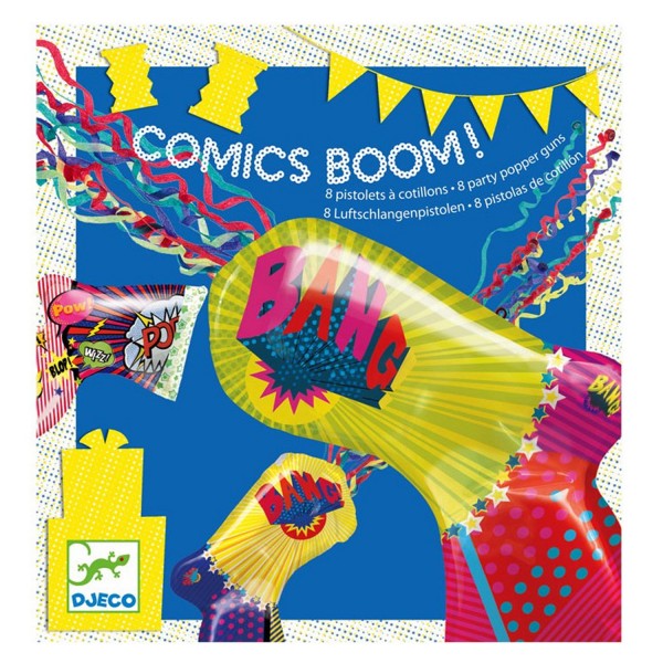 Pistolets à cotillons : Comics boom - Djeco-DJ02090