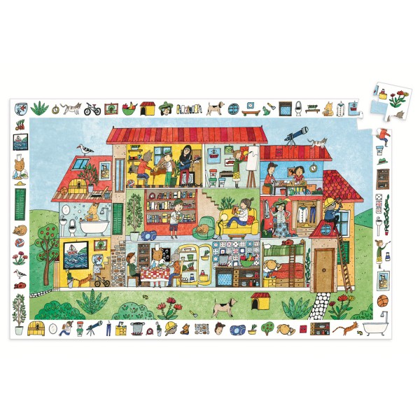 Puzzle 35 pièces : La maison - Djeco-DJ07594