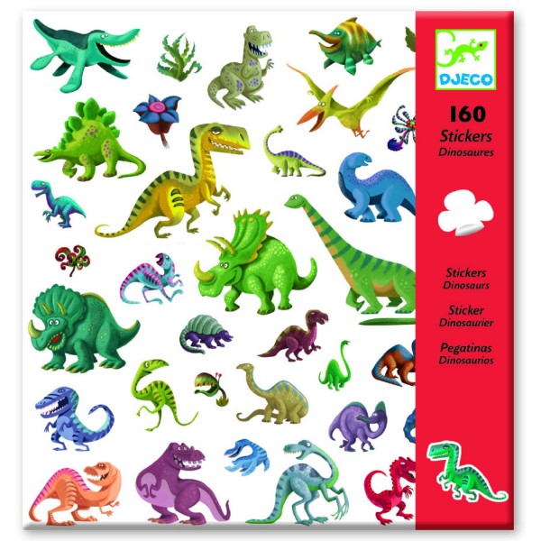 Stickers dinosaures - Djeco-DJ08843