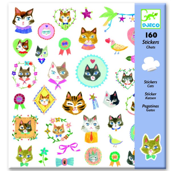 Stickers Les chats - Djeco-08849