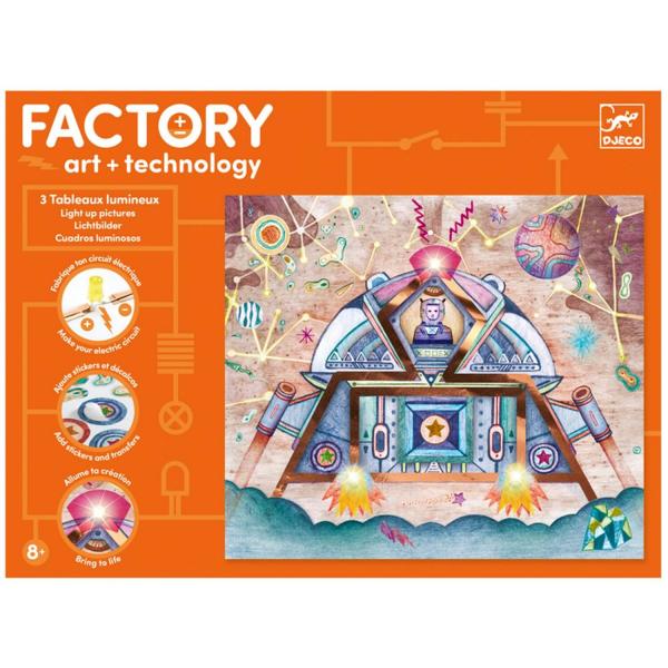 Tableaux à illuminer : Factory : Odyssée - Djeco-DJ09310