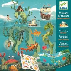 Histoire de stickers : Les aventures en mer
