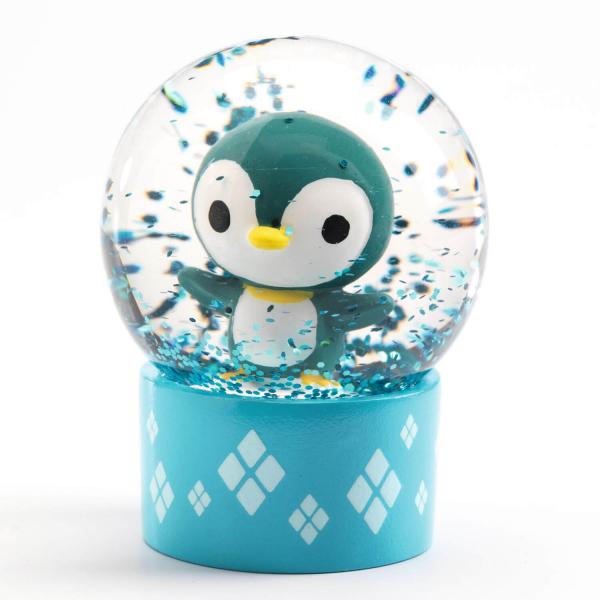Mini Boule à neige : So Wild : Pingouin - Djeco-DD03442-Pingouin